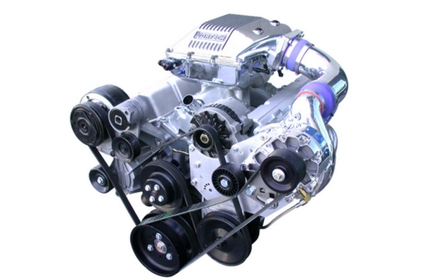 V-1 Ti Universal Small Block Carbureted System - Polished